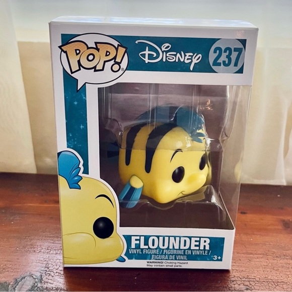 Disney Funko POP Flounder from The Little Mermaid Vinyl Figure - Picture 1 of 5